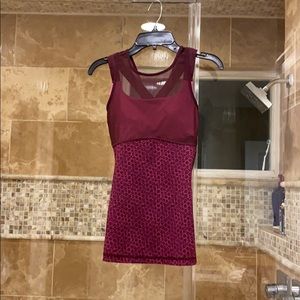 Lululemon extra small top purple with flowers